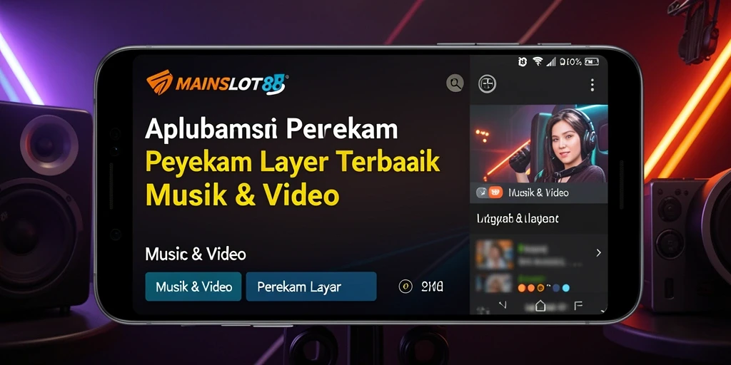 Antarmuka MAINSLOT88 yang sederhana dan intuitif untuk merekam layar.