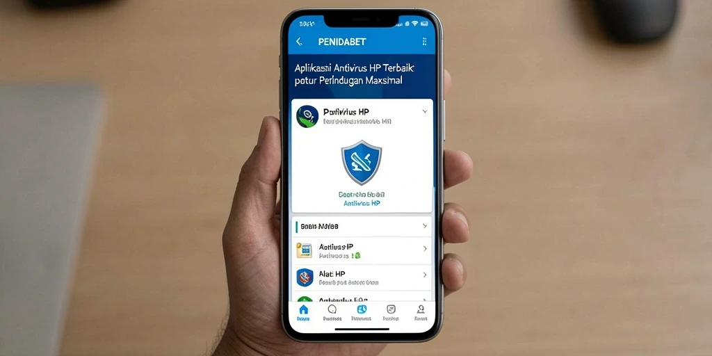 Tampilan antarmuka PENIDABET yang intuitif dan mudah digunakan.