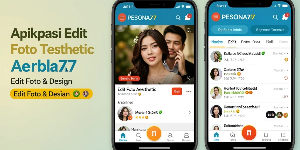 Tampilan antarmuka PESONA77 yang modern dan fungsional.